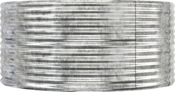 vidaXL vidaXL Donica ogrodowa, srebrna, 447x140x68cm, malowana proszkowo stal