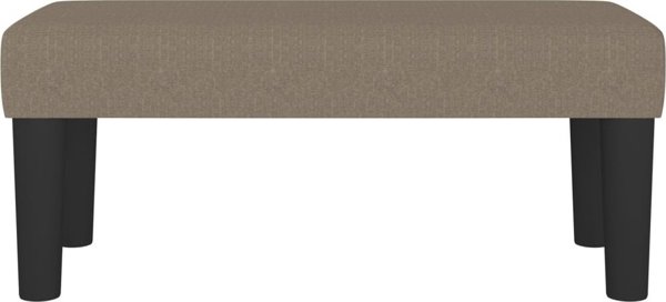 vidaXL Παγκάκι, ταουπέ, 70x30x30 cm, με ύφασμα επένδυσης