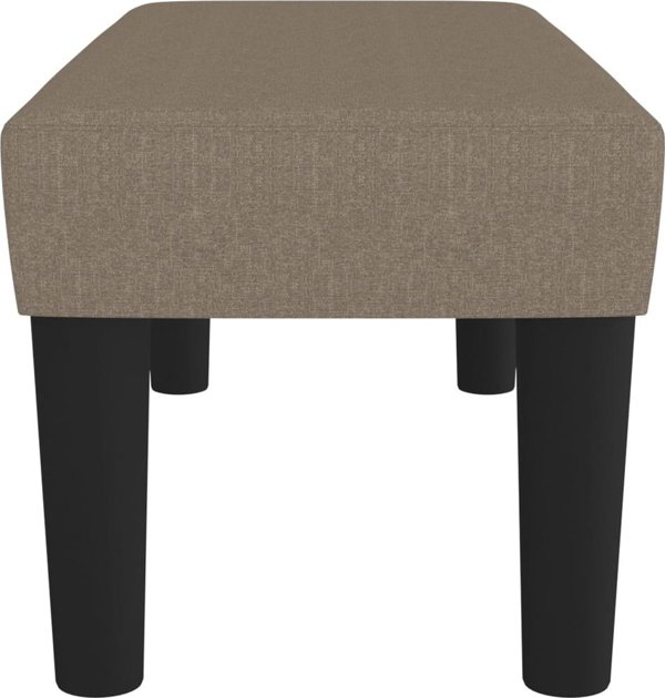vidaXL Παγκάκι, ταουπέ, 70x30x30 cm, με ύφασμα επένδυσης