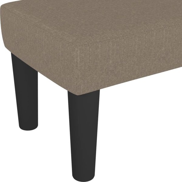 vidaXL Παγκάκι, ταουπέ, 70x30x30 cm, με ύφασμα επένδυσης