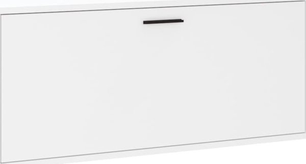 vidaXL Ράφι παπουτσιών, λευκό, 100x35x38 cm, υλικό ξύλου