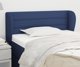 vidaXL Υποκέφαλο τύπου Uszak, μπλε, 103x23x78/88 εκ., υφασμάτινο