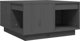 vidaXL vidaXL Stolik kawowy, szary, 60x61x32,5 cm, lite drewno sosnowe