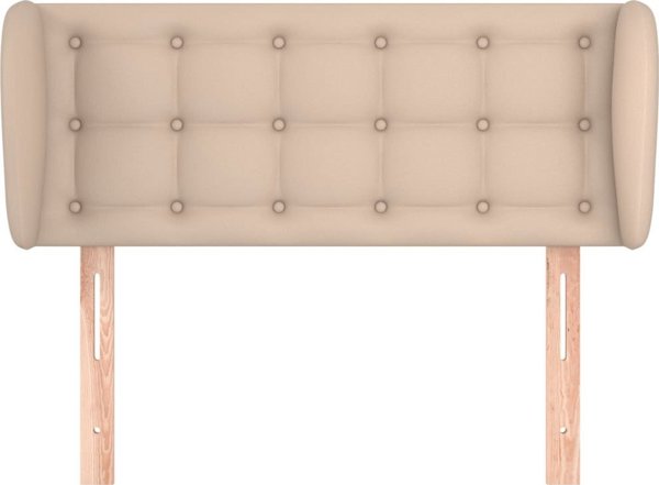 vidaXL Κεφαλάρι uszak, καπουτσίνο, 83x23x78/88 εκ, συνθετικό δέρμα