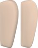vidaXL Κεφαλάρι uszak, καπουτσίνο, 83x23x78/88 εκ, συνθετικό δέρμα