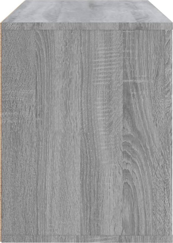 vidaXL Παπουτσοθήκη, γκρι Sonoma δρυς, 80x35x45 εκ