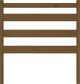 vidaXL Κεφαλάρι κρεβατιού, μελί καφέ, 106x4x100 cm, ξύλο πεύκου
