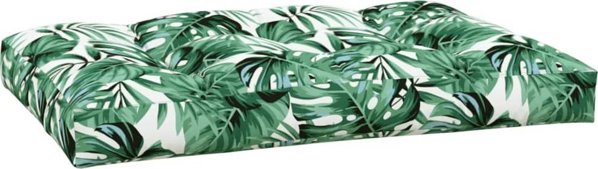 vidaXL Μαξιλάρι για παλέτα, πράσινο, 120x80x12 εκ., ύφασμα