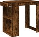 vidaXL Stolik barowy przydymiony dab 102x70x103,5 cm