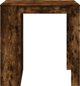 vidaXL Stolik barowy przydymiony dab 102x70x103,5 cm