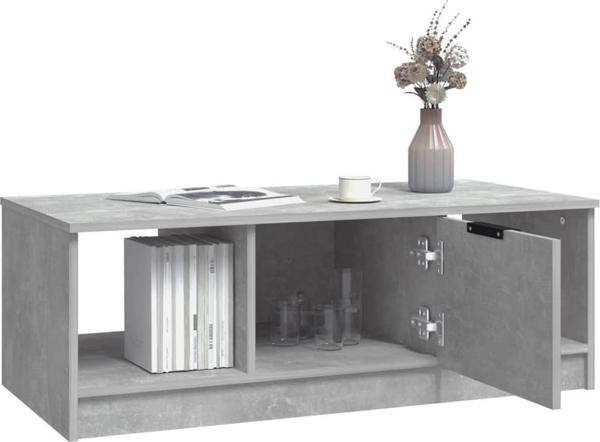 vidaXL Stolik kawowy, betonowy, 102x50x36 cm