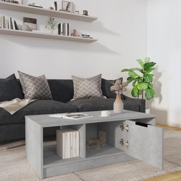 vidaXL Stolik kawowy, betonowy, 102x50x36 cm