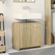 vidaXL Ντουλάπι μπάνιου κάτω από νιπτήρα δρυς Sonoma 60x33x60 εκ.