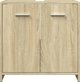 vidaXL Ντουλάπι μπάνιου κάτω από νιπτήρα δρυς Sonoma 60x33x60 εκ.