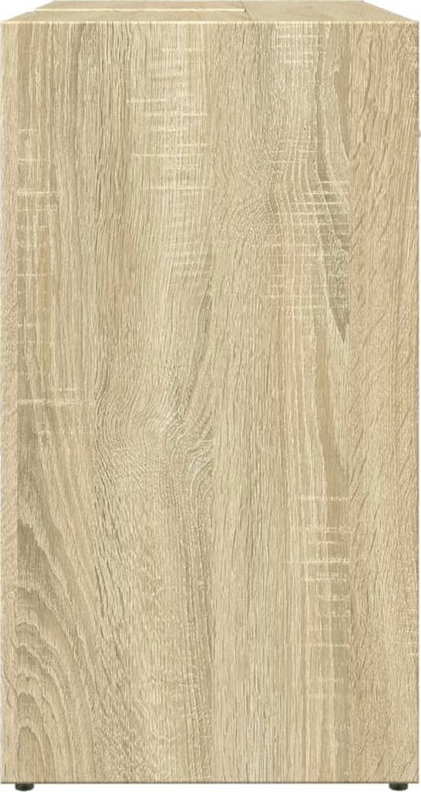 vidaXL Ντουλάπι μπάνιου κάτω από νιπτήρα δρυς Sonoma 60x33x60 εκ.