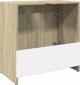 vidaXL Ντουλάπι μπάνιου κάτω από νιπτήρα δρυς Sonoma 60x33x60 εκ.