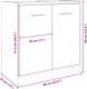 vidaXL Ντουλάπι μπάνιου κάτω από νιπτήρα δρυς Sonoma 60x33x60 εκ.
