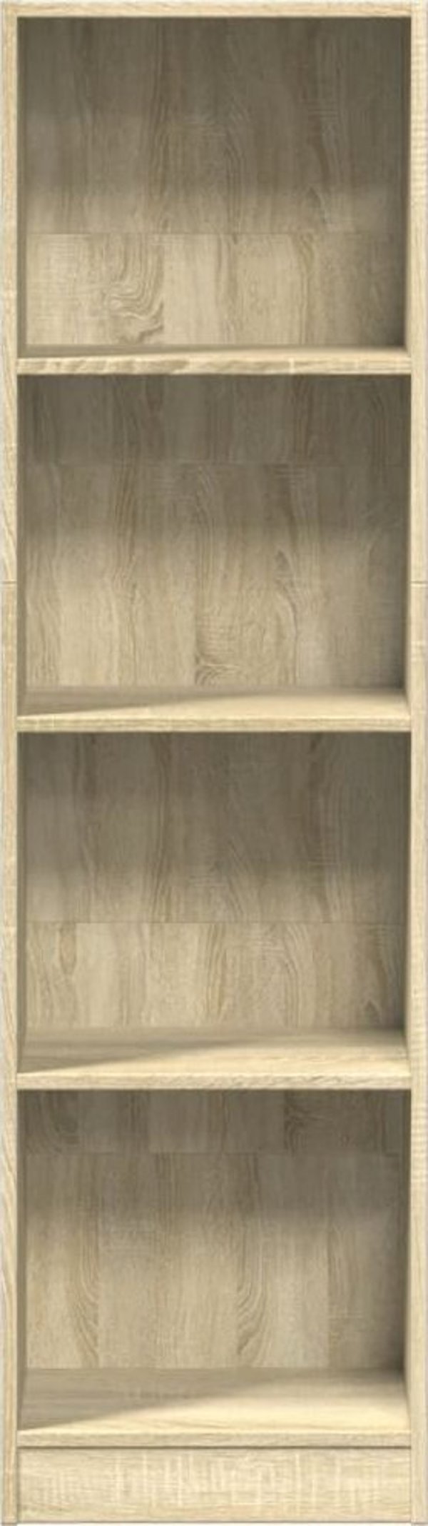 vidaXL Βιβλιοθήκη, δρυς σονόμα, 40x24x143 εκ., σύνθετο ξύλο