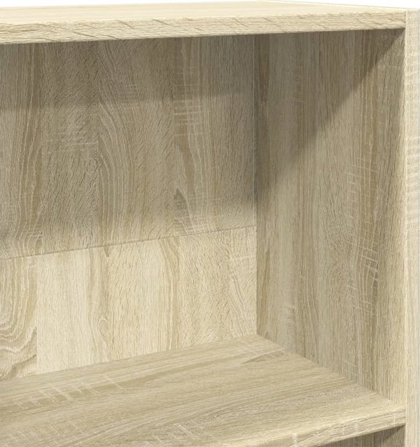 vidaXL Βιβλιοθήκη, δρυς σονόμα, 40x24x143 εκ., σύνθετο ξύλο