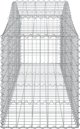 vidaXL Kosze gabionowe, 9 τεμ., 200x50x60/80 εκ, γαλβανισμένο σίδερο