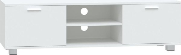 vidaXL Έπιπλο TV, λευκό, 140x40,5x35 εκ, υλικό ξύλου