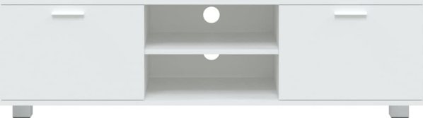 vidaXL Έπιπλο TV, λευκό, 140x40,5x35 εκ, υλικό ξύλου