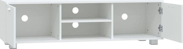 vidaXL Έπιπλο TV, λευκό, 140x40,5x35 εκ, υλικό ξύλου