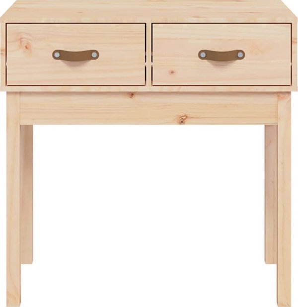 vidaXL vidaXL Stolik konsolowy, 76,5x40x75 cm, lite drewno sosnowe