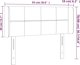 vidaXL Zaglolwek do lotka z LED, jasnoszary, 93x16x78/88 cm, aksamit