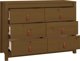 vidaXL Komoda, miodowy braz, 100x40x72 cm, lite drewno sosnowe