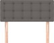 vidaXL Zaghlwkos do lozkou szary 90x5x78 88 cm sztuczna skora