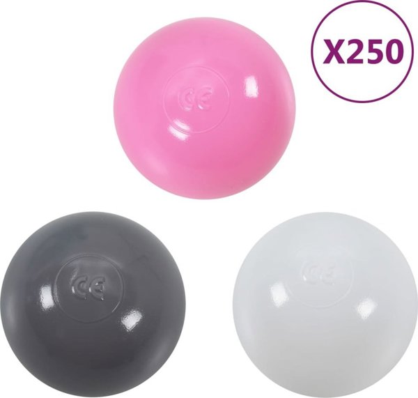 vidaXL Τέντα Σχήματος Ελέφαντα με 250 Μπάλες, γκρι, 174x86x101 εκ.