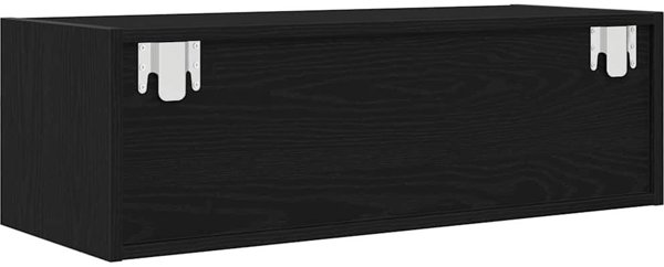 vidaXL Έπιπλο Τηλεόρασης RTV, 80x31x25,5 εκ., Μαύρη Δρυς, από Κολλητό Ξύλο