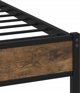 vidaXL Κρεβάτι με Κεφαλάρι χωρίς στρώμα Δρυς sonoma 140x200 cm