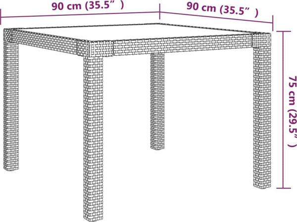 vidaXL Σετ 5 τεμ. επίπλων κήπου με μαξιλάρια, rattan PE, μπεζ