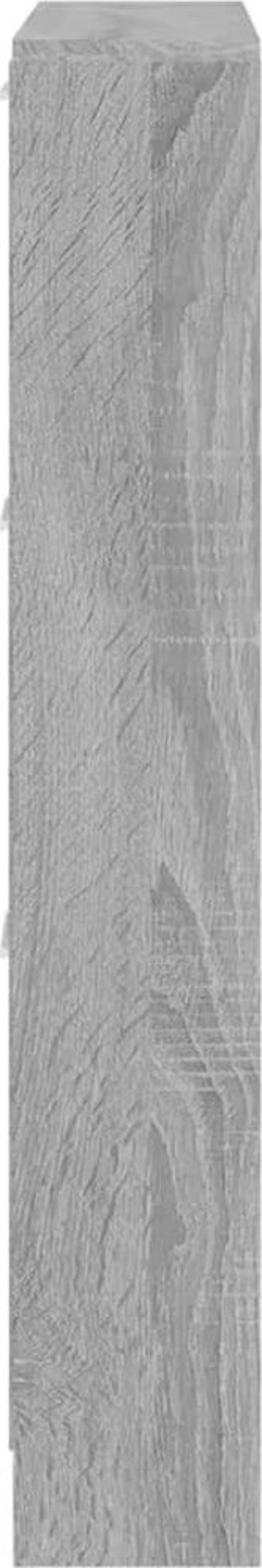 Szafka na buty, szary dab sonoma, 59x17x108 cm