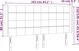 vidaXL Προσκέφαλο κρεβατιού με LED, σκούρο γκρι, 163x16x118/128 εκ., βελούδινο