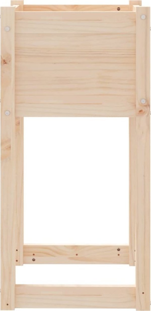 vidaXL vidaXL Donice, 2 szt., 40x40x81 cm, lite drewno sosnowe