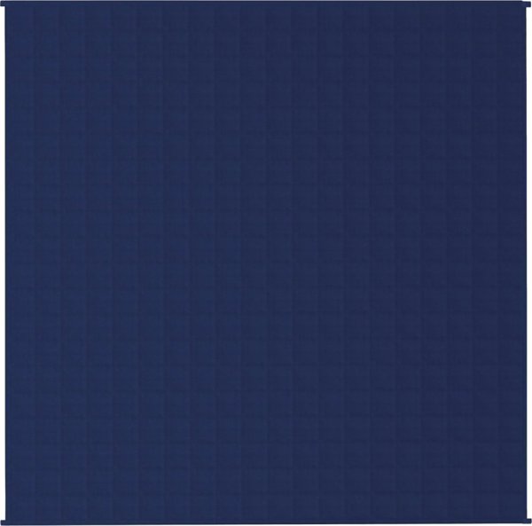 vidaXL Βαριά κουβέρτα, μπλε, 200x200 εκ, 13 κιλά, ύφασμα