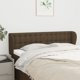 vidaXL Zaglowek uszak ciemnobrazowy 147x23x78/88 cm tkanina