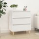 vidaXL Λευκή συρταριέρα 60x35x70 cm από υλικό ξύλου