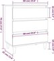vidaXL Λευκή συρταριέρα 60x35x70 cm από υλικό ξύλου