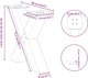vidaXL Πόδια Τραπεζιού σε Σχήμα X 2 Τεμ. Ανθρακί