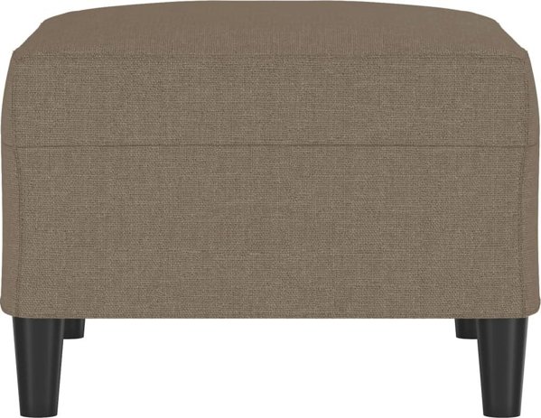 vidaXL Υποπόδιο, taupe, 70x55x41 εκ., με επένδυση υφάσματος
