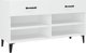 vidaXL Szafka na buty, λευκή, 102x35x55 εκ., συνθετικό ξύλο