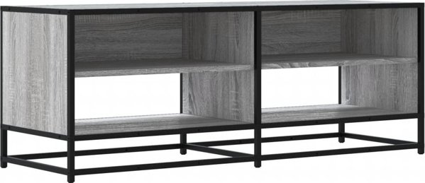 vidaXL Έπιπλο τηλεόρασης γκρι δρυς Sonoma 120,5x40x46 εκ.