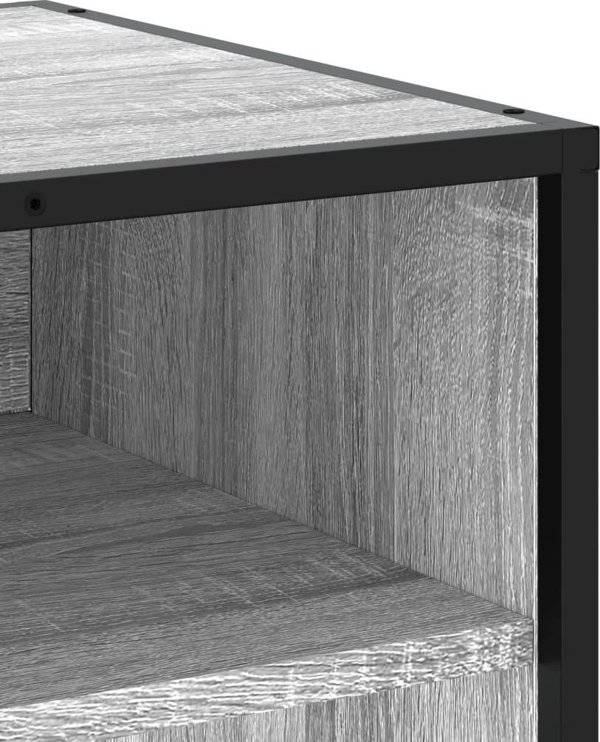 vidaXL Έπιπλο τηλεόρασης γκρι δρυς Sonoma 120,5x40x46 εκ.