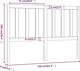 vidaXL Κεφαλάρι κρεβατιού, καφέ, 156x4x100 cm, από συμπαγές πεύκο