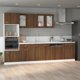 vidaXL Szafka na mikrofalowke brazowy dab 60x57x207 cm