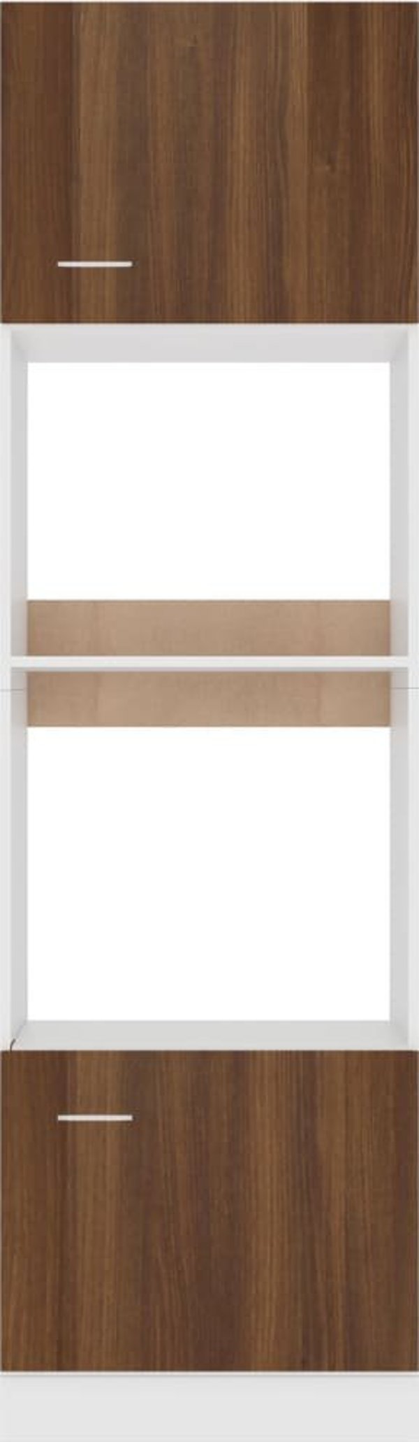 vidaXL Szafka na mikrofalowke brazowy dab 60x57x207 cm